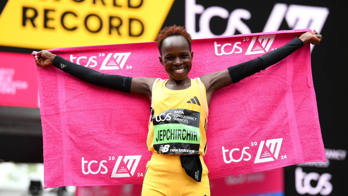 Peres Jepchirchir London Marathon dan memecahkan rekor dunia khusus wanita