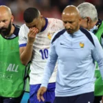 Kapten Prancis Kylian Mbappé menderita patah hidung dalam kemenangan Euro 2024