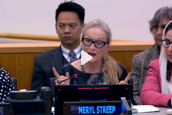 Meryl Streep melawan Taliban dengan cerita tentang kucing, tupai, dan burung